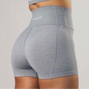 Alphalete Gray Revival Shorts Size S
